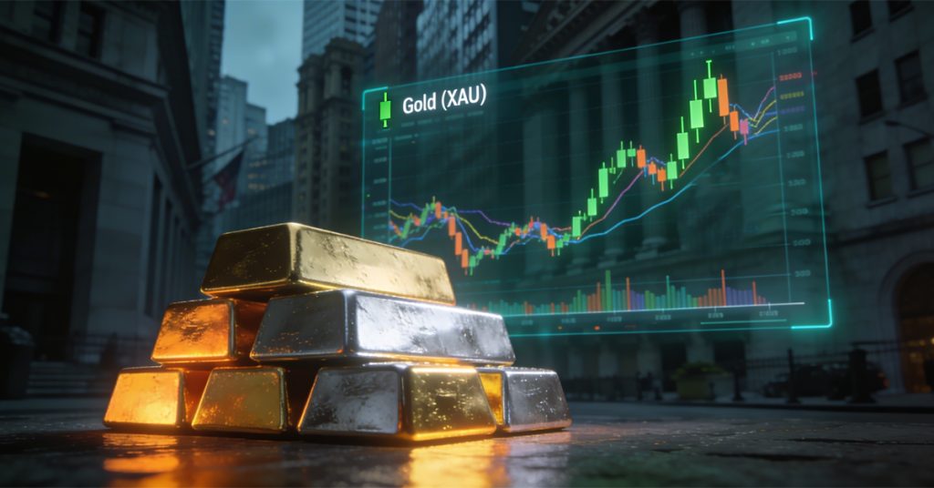 استأنفت المعادن الثمينة ارتفاعها مع تباين حركة الأسهم الأمريكية بعد صدور نتائج شركة إنفيديا.