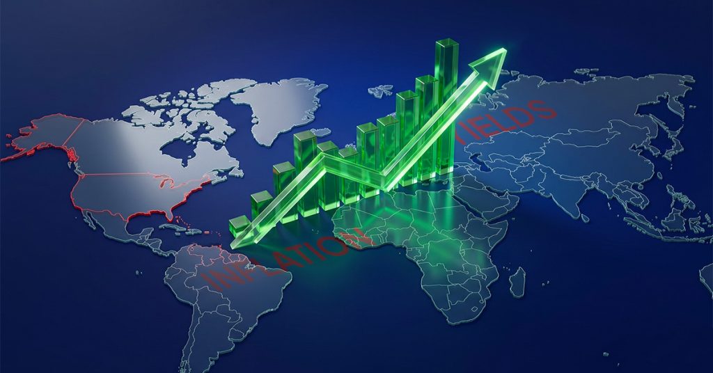 الأسهم قرب مستويات قياسية رغم ارتفاع العوائد ومخاوف التضخم