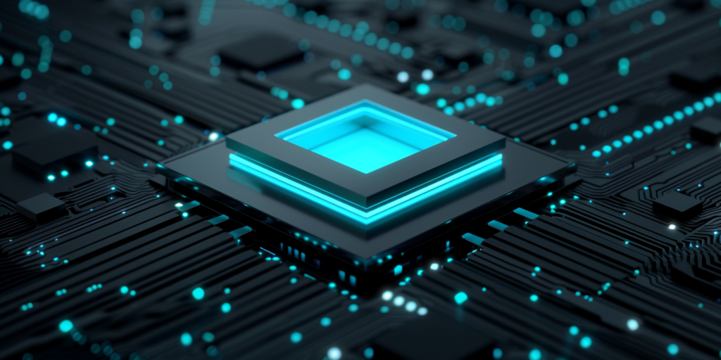 Acciones de TSM (Taiwan Semiconductor Manufacturing Company Limited). Muestra un microchip.