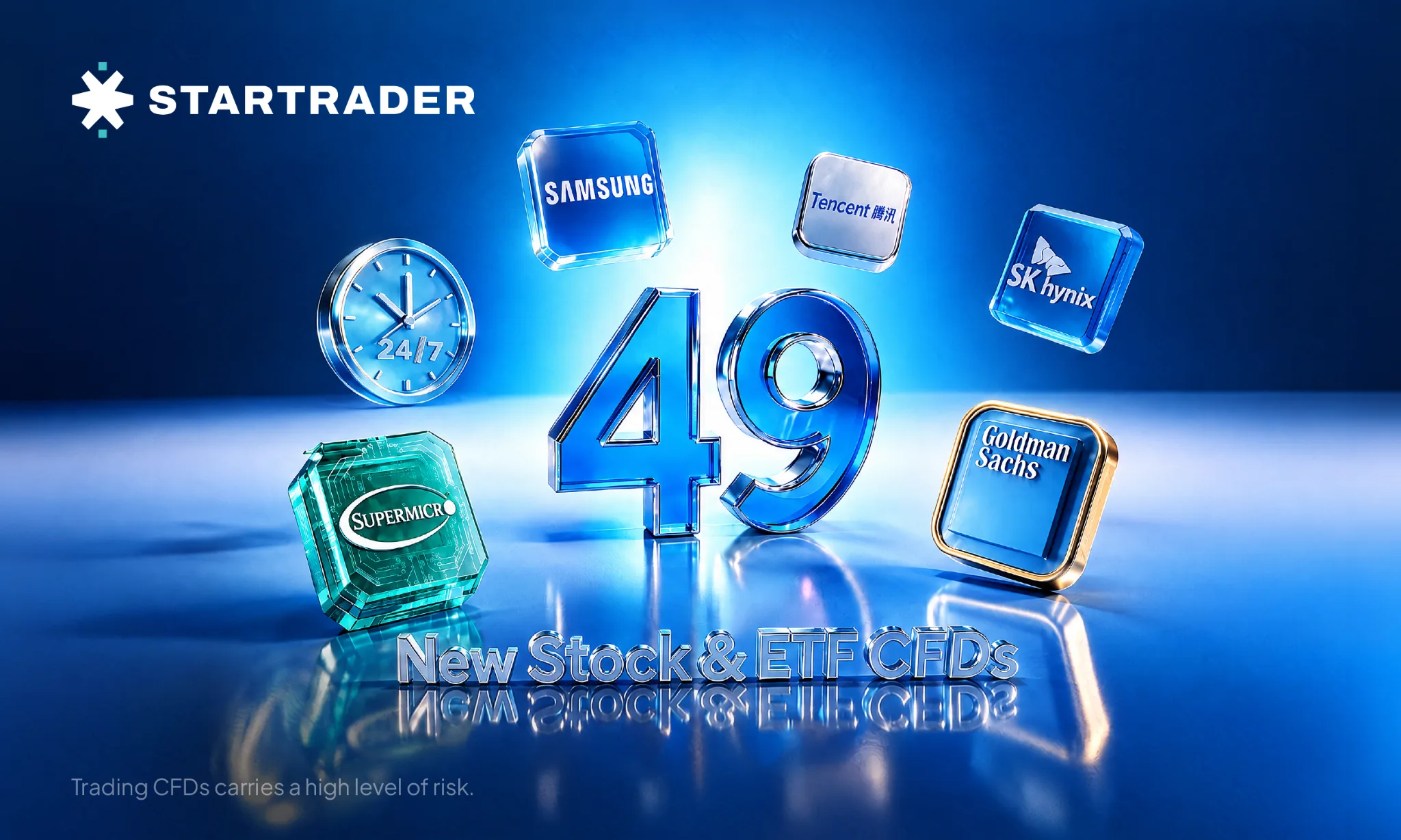 한국 반도체주부터 레버리지 반도체 ETF까지: STARTRADER, 24시간 주식 및 ETF CFD 49종 신규 출시