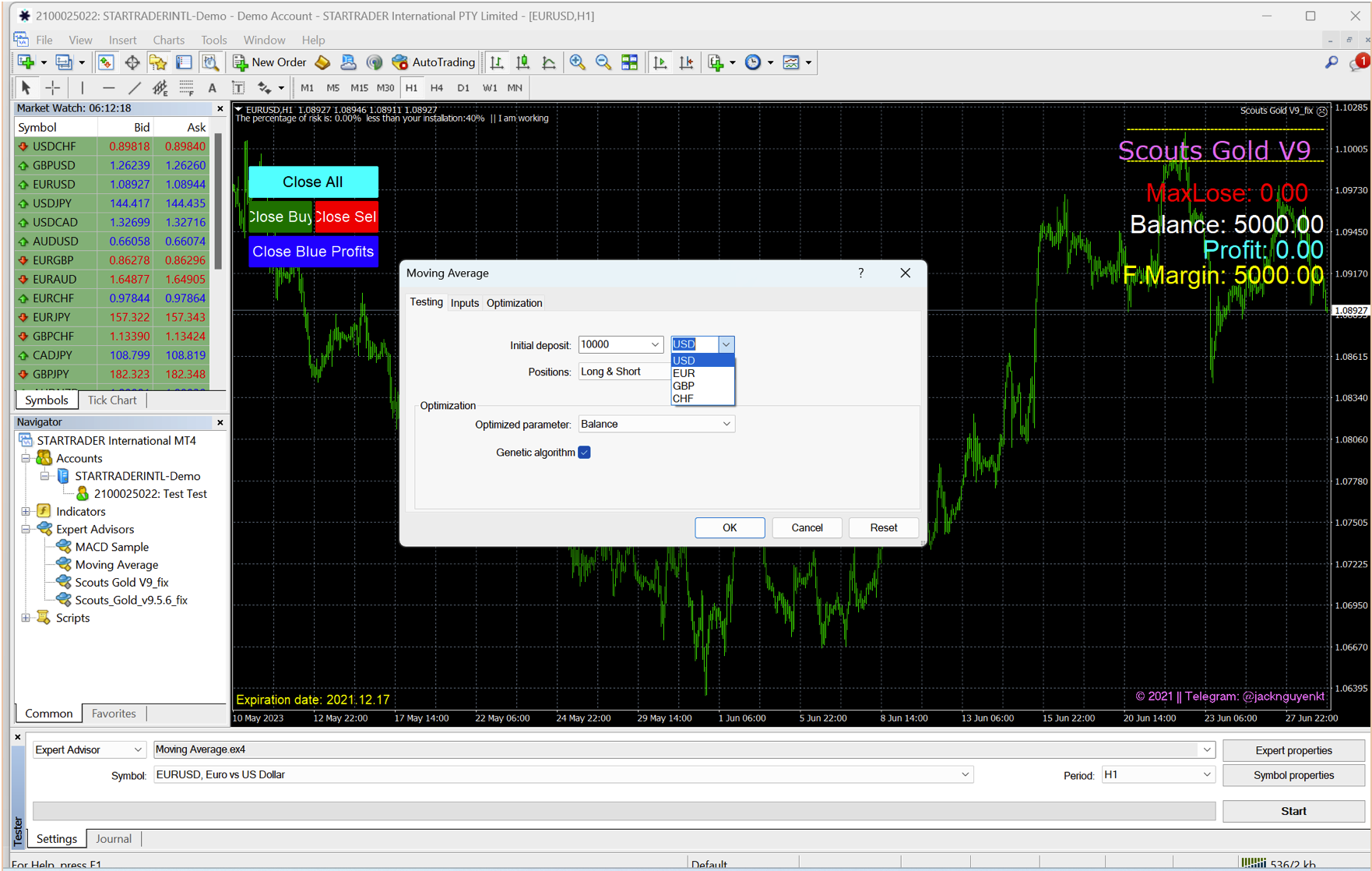 Forex Expert Advisor และวิธีอ่านรายงาน Backtest | STARTRADER