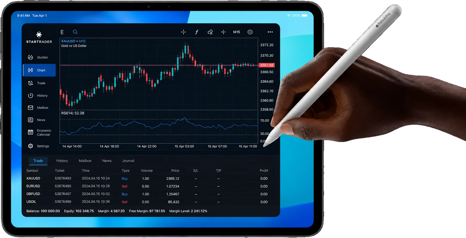 iPad Pro with Apple Pencil