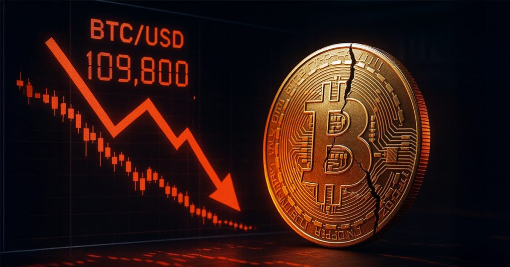 Bitcoin Falls Below $110,000 for the First Time Since July