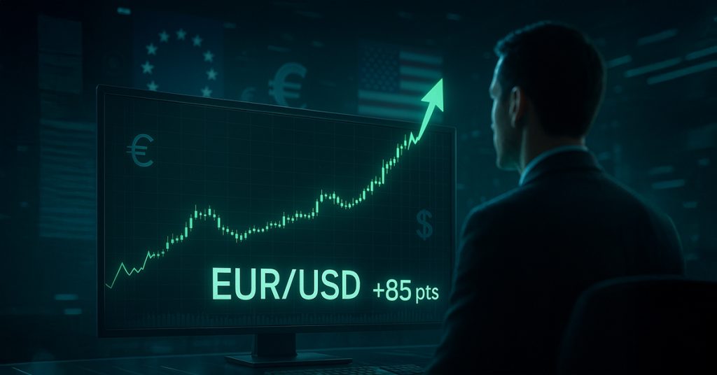 EURUSD Gains 85 Points as Mid-Term Uptrend Continues