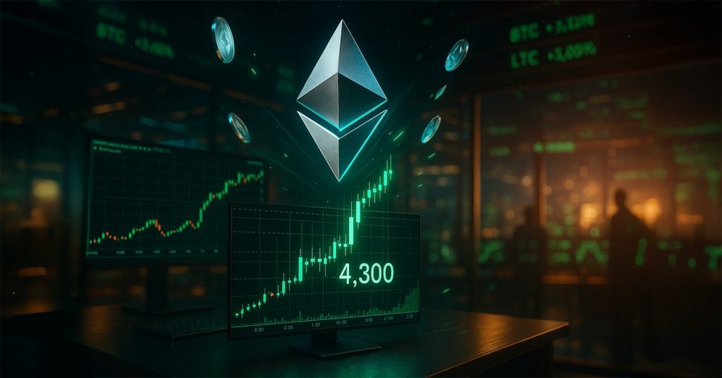 Ethereum Breaks $4,300, Gold Faces Bearish Pressure, GBPUSD Targets 1.35