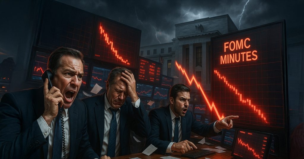 Stock market correction steepens as investors await FOMC minutes