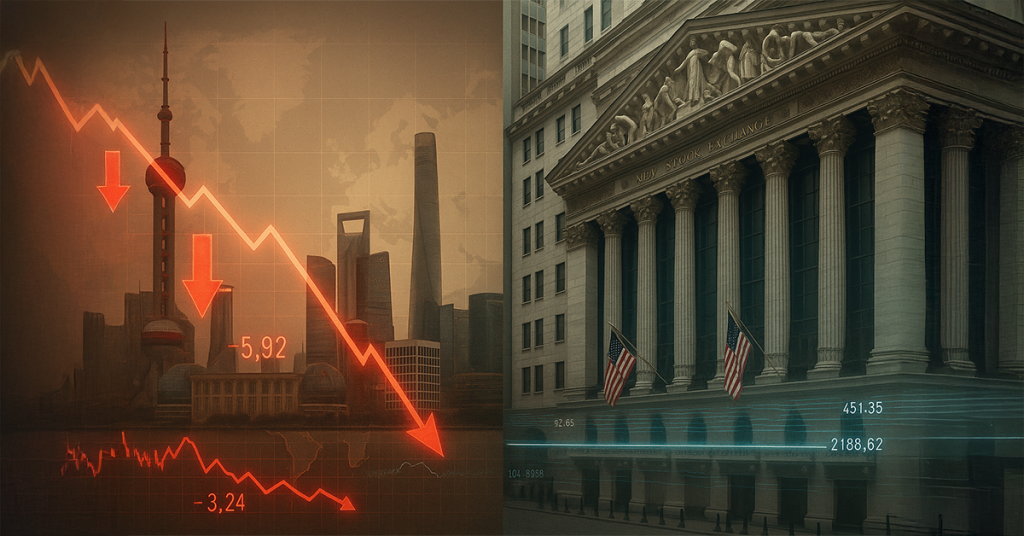 Chinese Economy Shows Signs Of Slowing Down, US Indices Open Flat