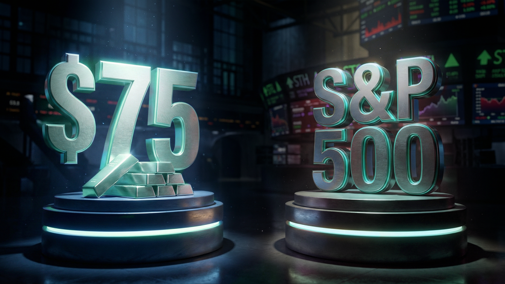 Precious Metals Rally Accelerates. Silver Breaks $75 and the S&P 500 Finishes the Week at Historic Levels