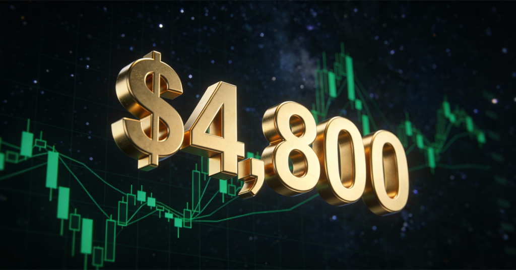 Gold Rockets Past $4,800 an Ounce on Safe Haven Demand