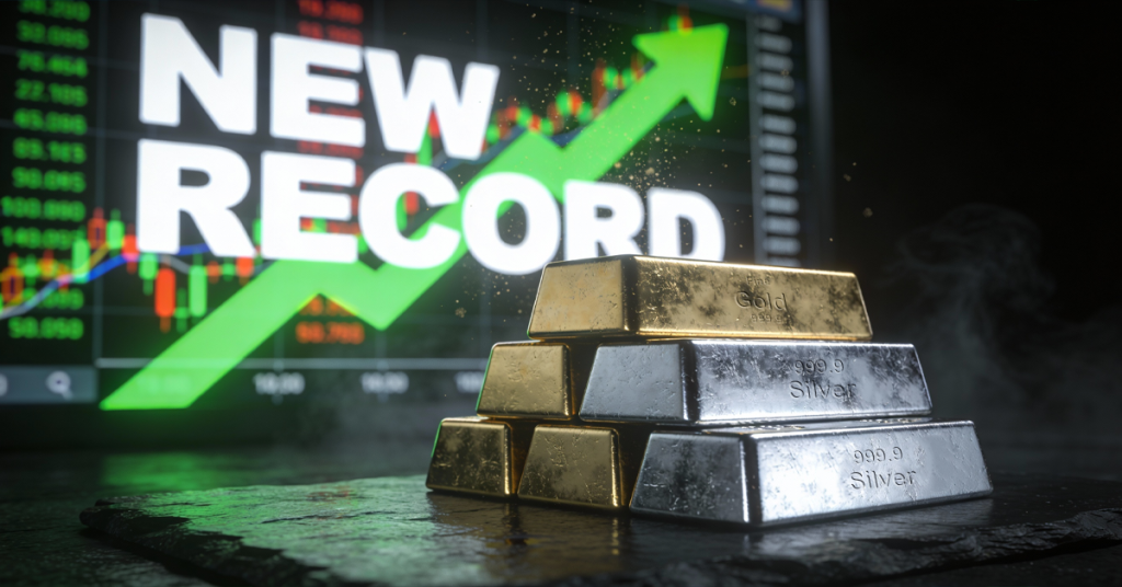 Gold Hits a New all-Time High as Silver Surges Above $86 an Ounce