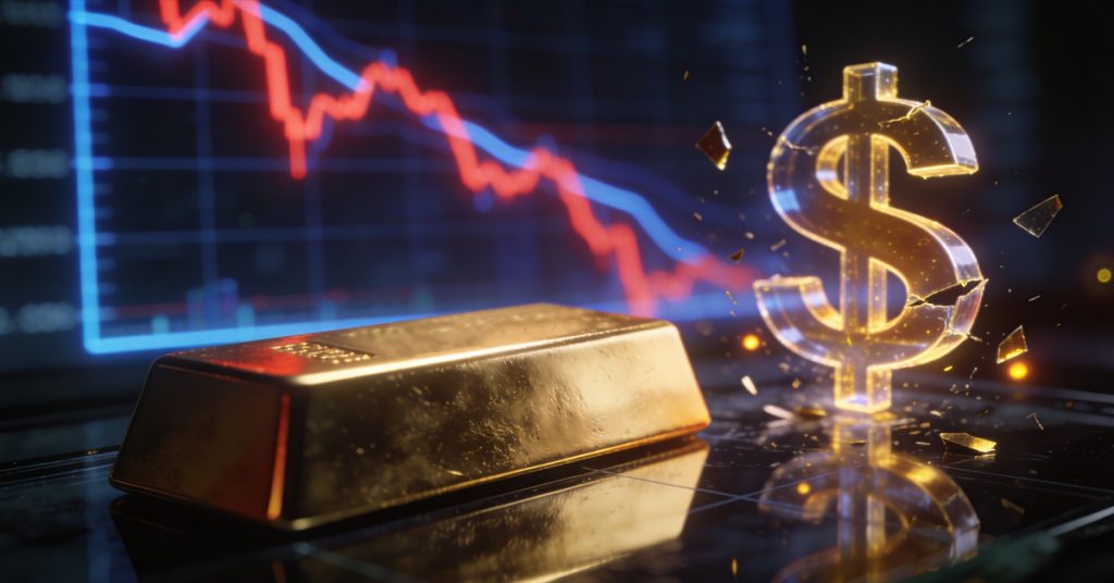 Gold Slides 2%, Breaking Below $4,900 As The U.S. Dollar Regains Momentum