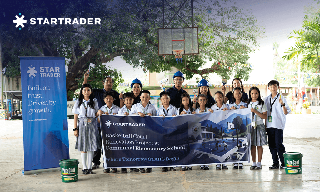 STARTRADER Breaks Ground on Basketball Court Revamp Benefiting Around 20,000 People in Davao City, Philippines