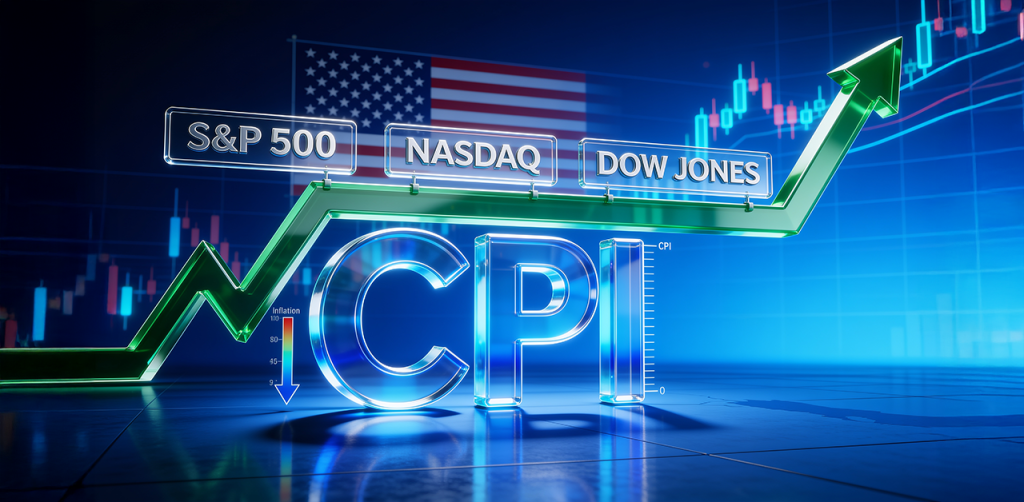Today Fundamental Analysis: US indices rise after CPI numbers showed cooler inflation