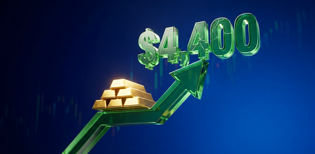 Today Technical Analysis: Gold attempts to break above $4,400 resistance level as the US dollar weakens
