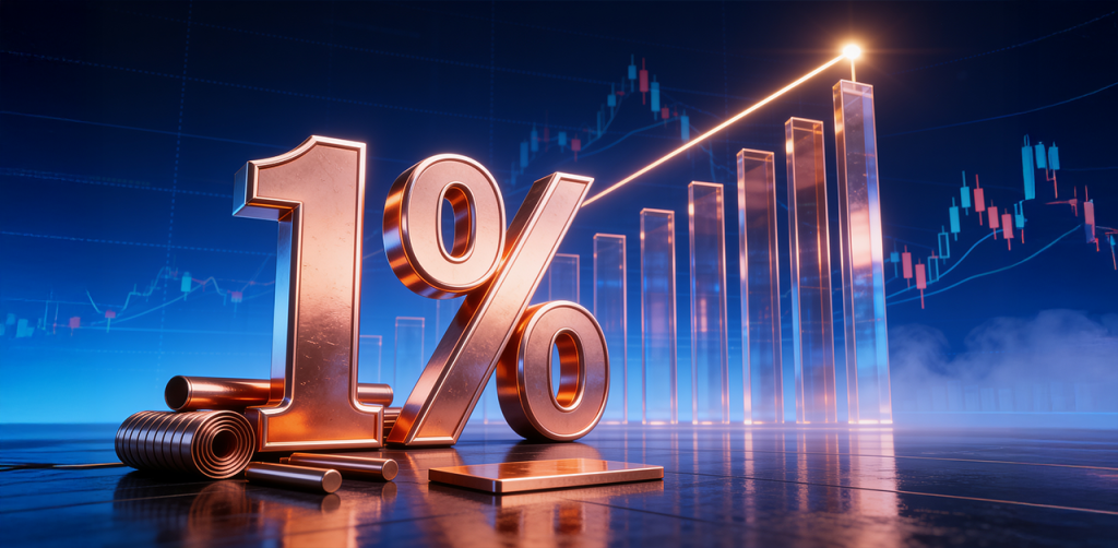 Today Technical Analysis: Copper Rises 1% in Early Trading, Nearing Its All-Time High